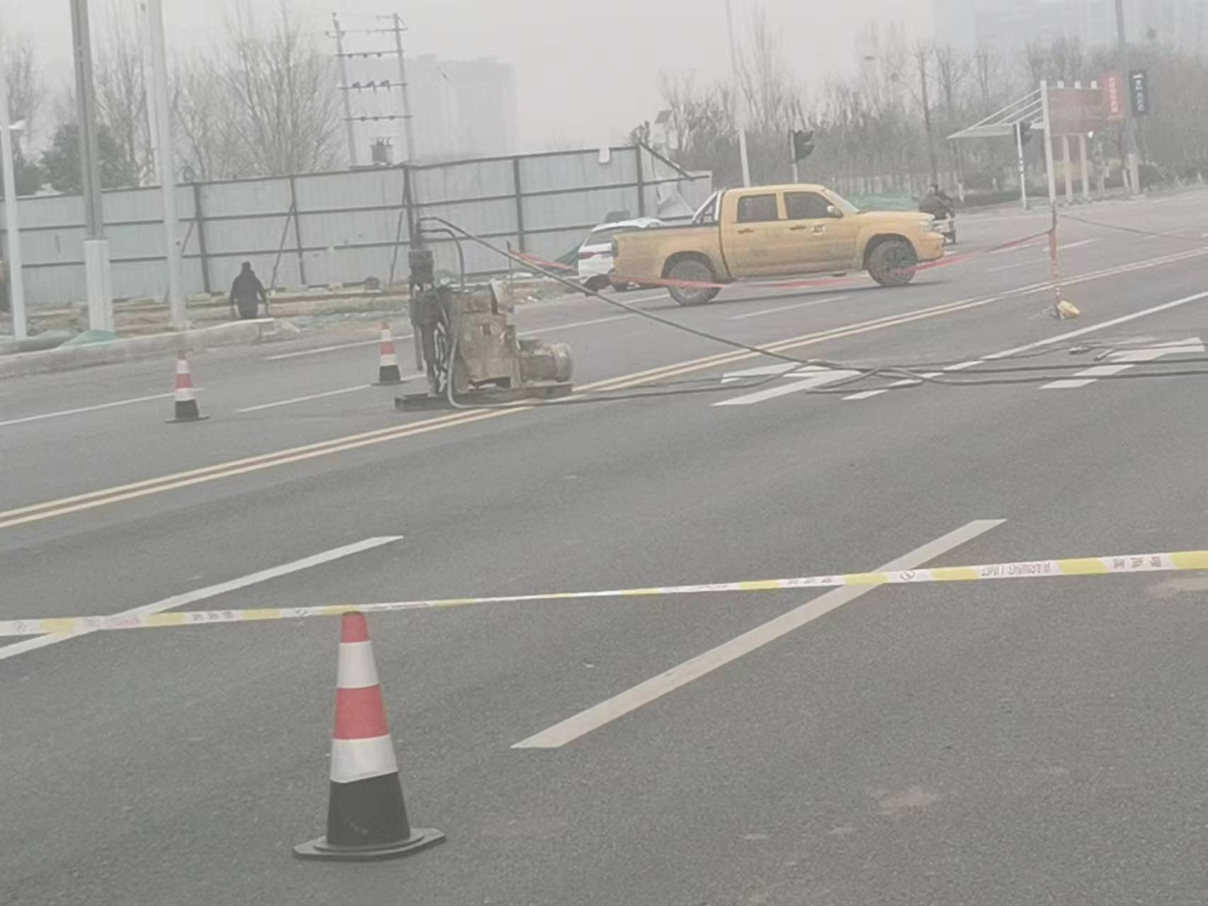 王益公路路基沉陷注浆